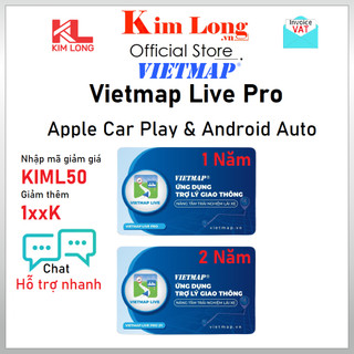 Thẻ Vietmap Live Pro dẫn đường có đầy đủ cảnh báo giao thông, có tính năng Car Play và Android Auto