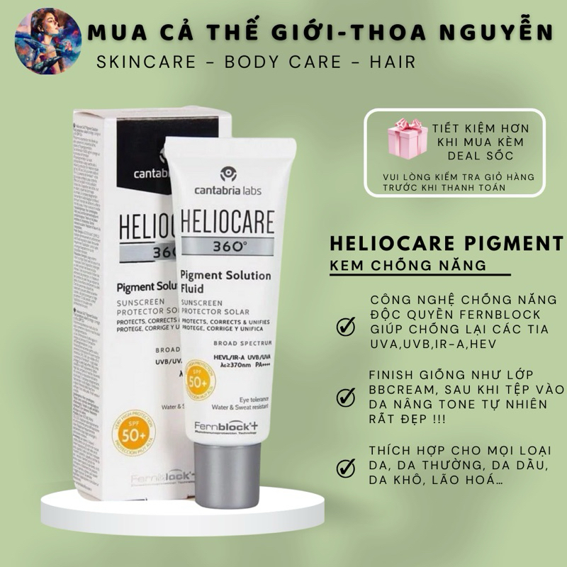 Kem chống nắng Pigment Solution Fluid