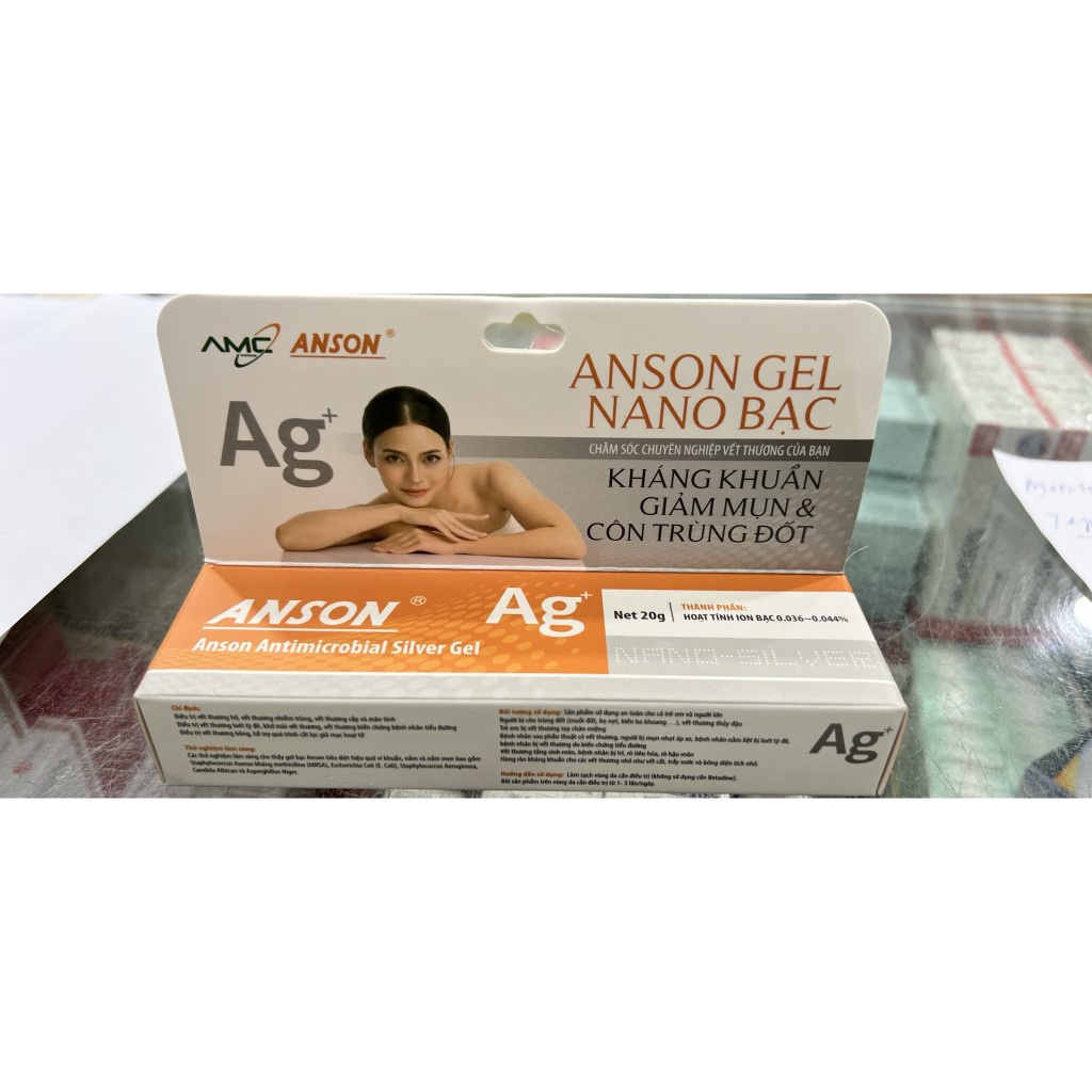 GEL BẠC KHÁNG KHUẨN ANSON 20G