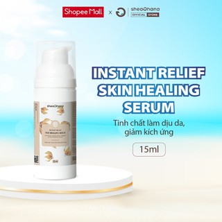 Tinh chất làm dịu da và giảm kích ứng SheaGhana Iinstant Relief Skin Healing Serum 15ml