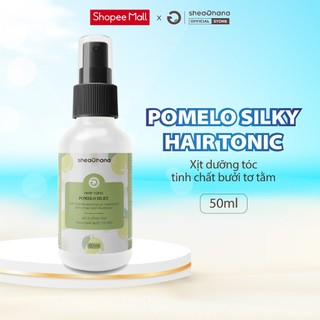 Xịt dưỡng tóc tinh chất bưởi tơ tằm SheaGhana Pomelo Silky Hair Tonic 50ml