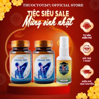 Combo 2 khớp khang thọ chính hãng và 1 xịt khang thọ - giải pháp cho người bệnh xương khớp