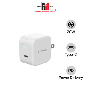 [Mã SKAMLTB0811 giảm 20K đơn 0Đ] Cốc Sạc Type C 20W Minigo III - IC20PDWHI