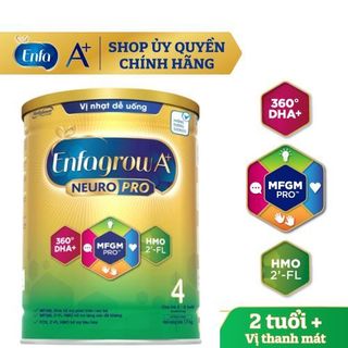 [HSD-2026] Sữa Enfagrow A+4 175kg Vị Nhạt Dể Uống1,7KG)