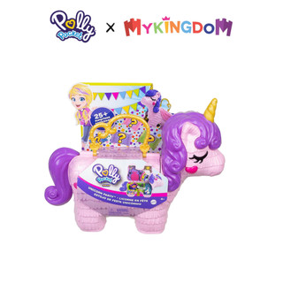 Đồ Chơi Búp Bê POLLY POCKET Và Bữa Tiệc Bất Ngờ Cùng Rainbow Unicorn GKL24