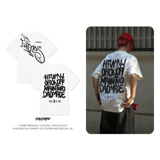 Áo Thun Local Brand STANDARK  in chữ HFW, áo Phông Unisex 100% Cotton 2 chiều Basic Tee