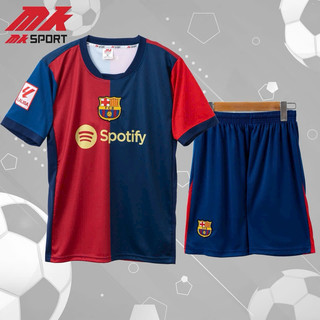 Bộ đá banh BARCA người lớn 2024-2025 mới nhất tay ngắn 2022 có size XXL,2XL