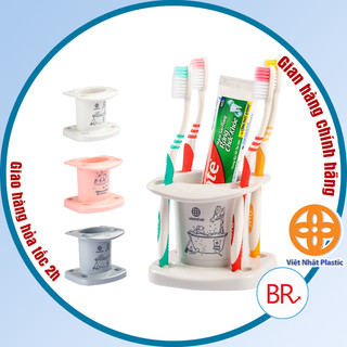 Ống đựng bàn chải nhựa Việt Nhật - Cốc cắm bàn chải, kem đánh răng, ống cắm bút nhựa 02290