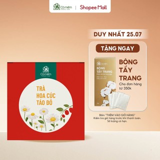 Trà hoa cúc táo đỏ túi lọc thanh lọc cơ thể cỏ mềm