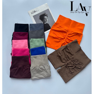 Quần legging đùi tập gym yoga MITAO nâng mông cạp cao gen bụng co dãn 4 chiều - LAV Activewear