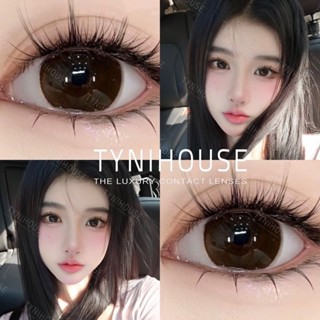 Lens Mắt Nâu Baby TyNiLens SAKURA CHOCO Giãn Vừa 14.2mm cận 0-8 độ tặng khay gương [chất liệu MPC cao cấp]