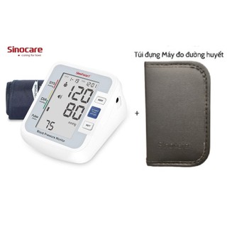 Máy đo huyết áp bắp tay  Giọng nói tiếng Việt Sinocare Sinoheart BA-801 Đức Tặng 1 túi đựng máy thử đường huyết