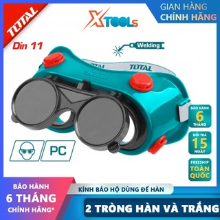 Kính hàn 2 lớp Total TSP303 mặt nạ hàn điện,hồ quang,cắt kim loại,bền chắc chịu nhiệt cao, 2 tròng