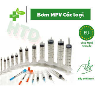 Bơm tiêm y tế đủ loại 1ml 3ml 5ml 10ml 20ml 50ml - bơm sử dụng một lần tanaphar hoặc mpv