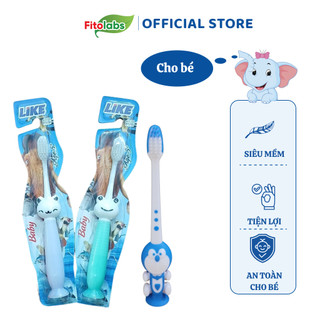  Bàn Chải Đánh Răng Like Cho Bé Lông Tơ Siêu Mềm Giúp Làm Sạch Nhẹ Nhàng, Hiệu Quả