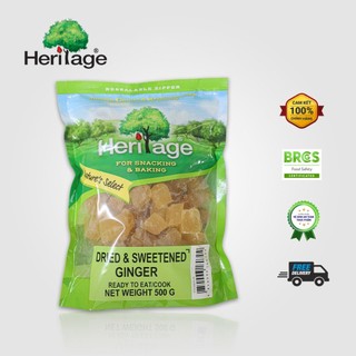 Gừng sấy dẻo - dried and sweetened ginger