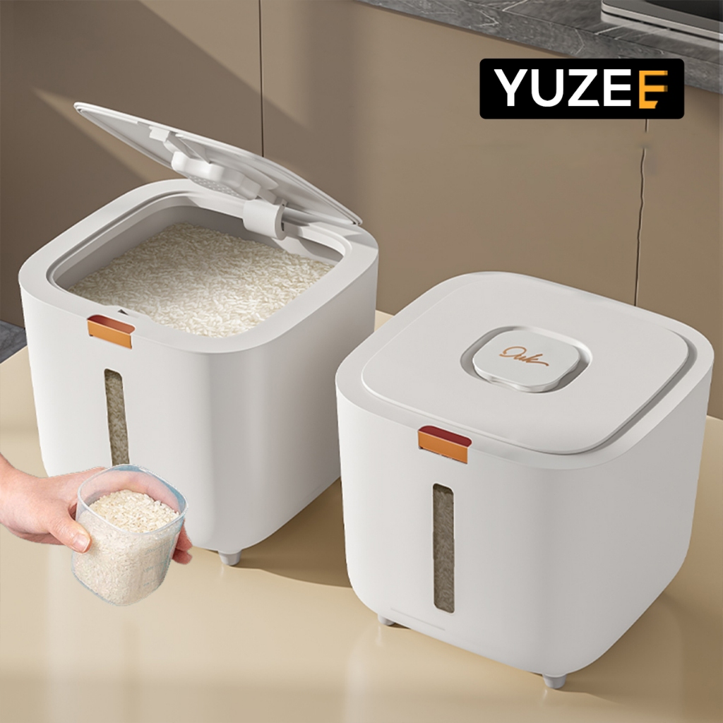 Thùng Đựng Gạo YUZEE ,Chống Côn Trùng Chống Ẩm Tiện Lợi ,Loại 5 Lít 10 Lít Và 15 Lít