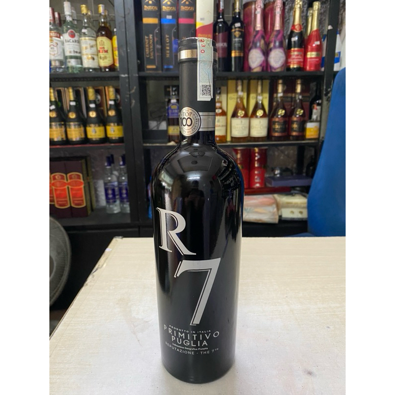 Vang Đỏ Ý R7 PRIMITIVO Puglia 15% 750ml