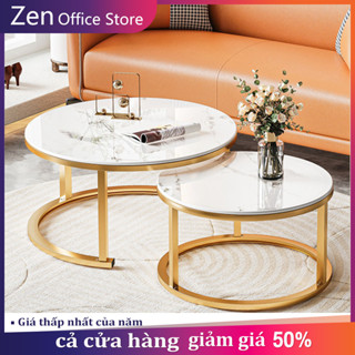 ZEN Bàn cà phê phòng khách bàn tròn nhỏ căn hộ nhỏ ghế sofa bàn bên bàn cà phê hiện đại đơn giản bàn ban công