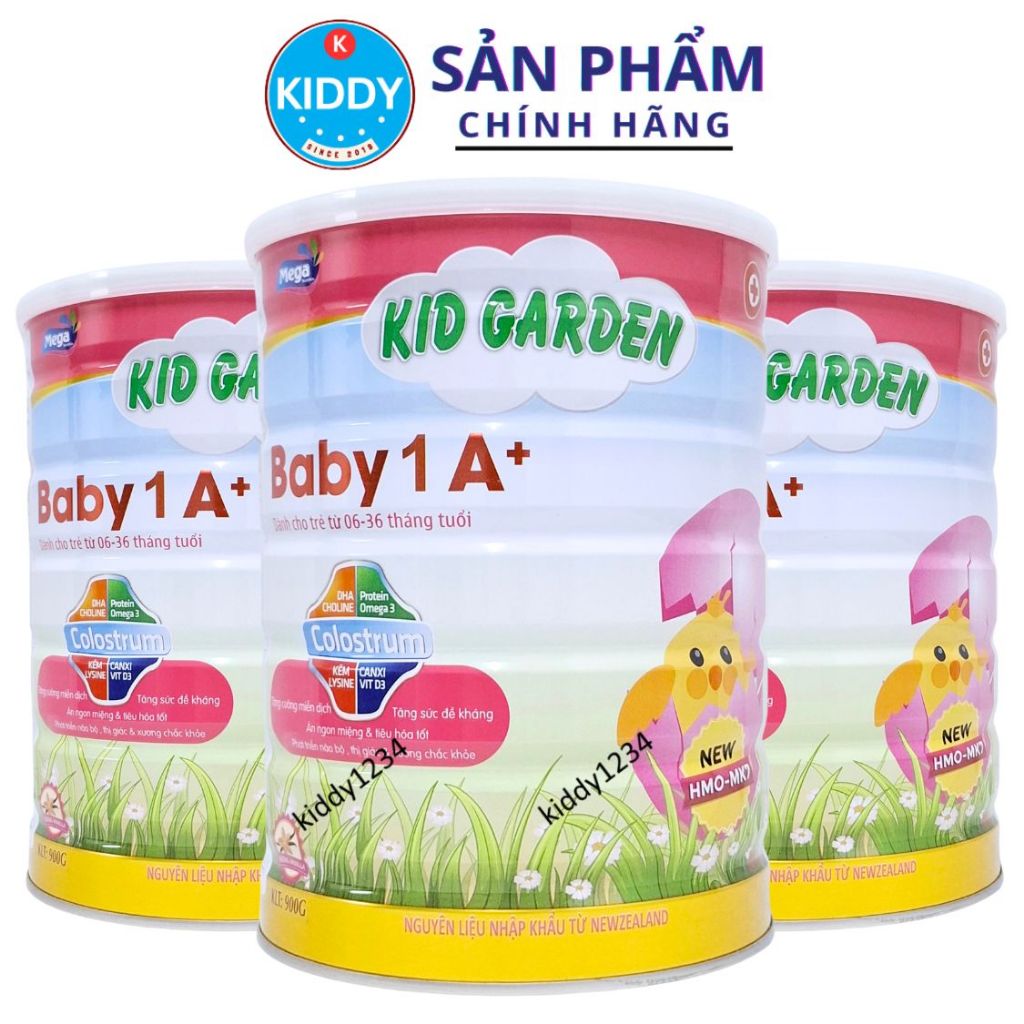 Sữa cho bé từ 6 – 36 tháng tuổi Kidgarden Baby 1A+ 400G-900g có sữa non Colostrum (GARDEN)