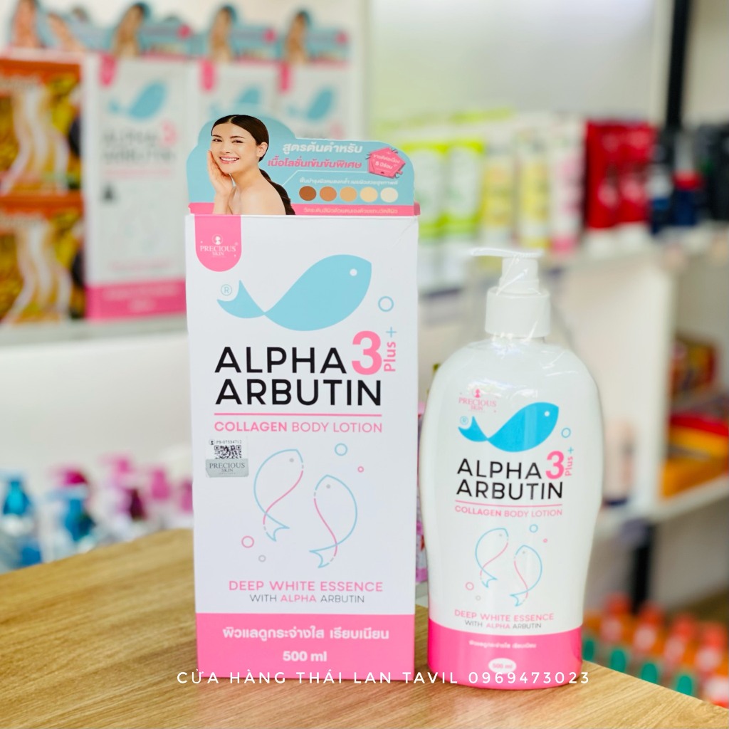 Dưỡng trắng da Alpha Arbutin Lotion chai 500ml