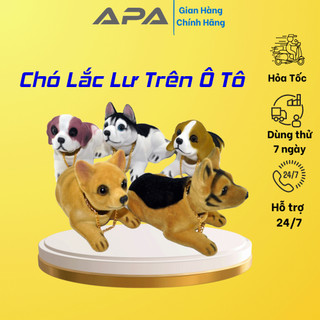 Chó lắc lư - chó gật gù trên xe hơi 📌FREE SHIP📌 Trang trí taplo ô tô, chó gật gù, lúc lắc