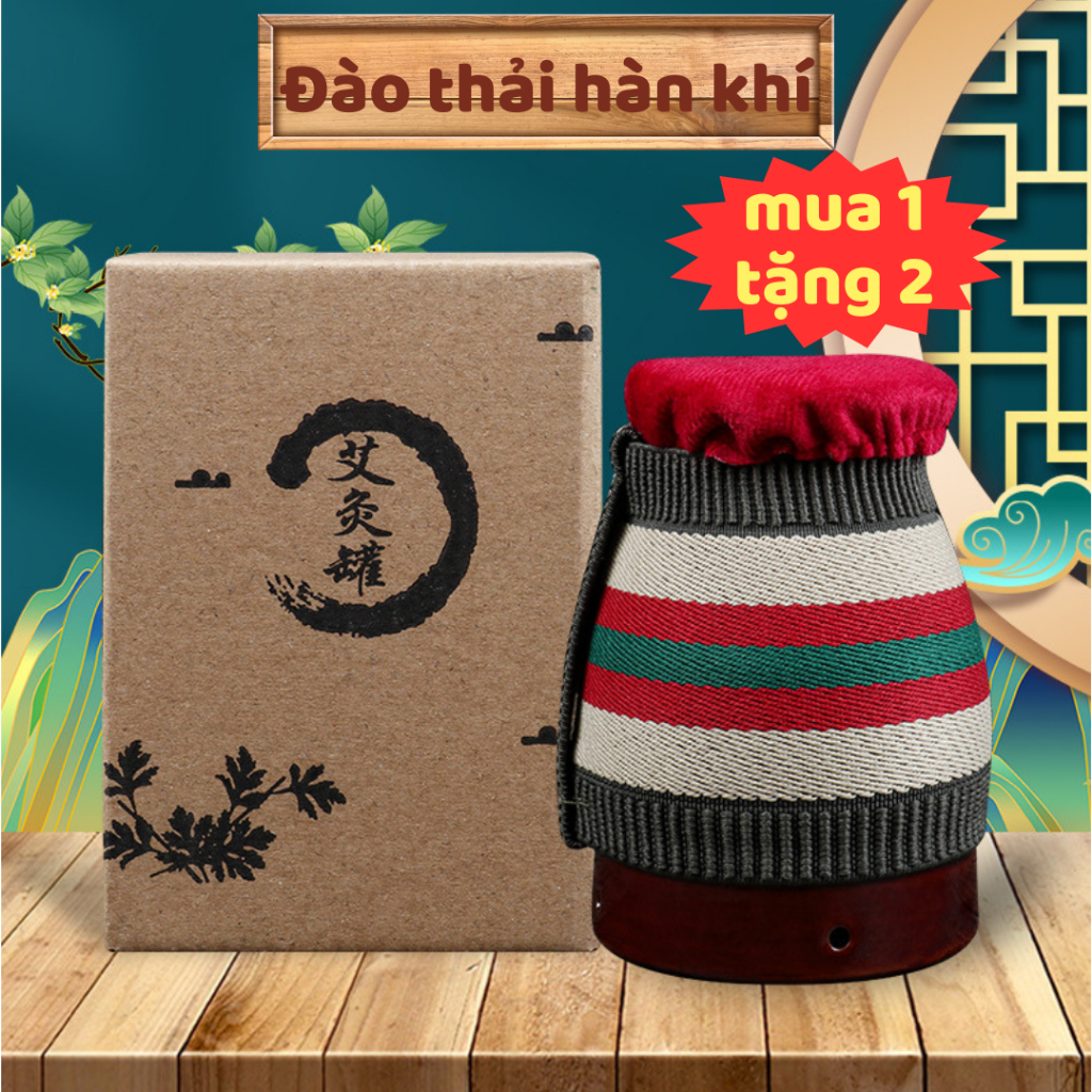 Cốc Xông Ngải Cứu, Cốc Phù Dương Giúp Loại Bỏ Hàn Khí Giảm Đau Mỏi Toàn Thân Tặng Kèm 2 Món