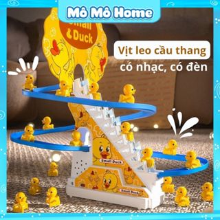 Đồ chơi vịt leo cầu thang cầu trượt vui nhộn cho bé Mô Mô Home
