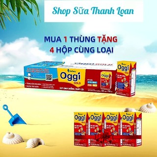 Thùng 48 hộp sữa pha sẵn oggi gold 110ml cho bé suy dinh dưỡng.