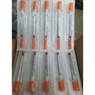 Bơm kim tiêm tiểu đường - bơm kim tiêm thẩm mỹ spa 1ml u100