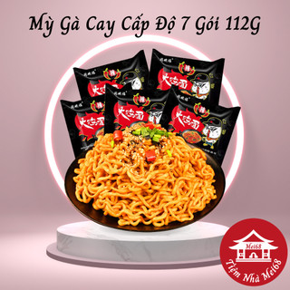Mỳ gà cay cấp độ 7 - mỳ cay trung quốc 7 cấp độ - mì trộn cay vị gà - gói 112g - tiemnhamei68