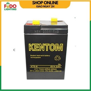 Bình acquy khô KENTOM 6v 5Ah dành cho xe điện trẻ em ,đèn khẩn cấp,quạt sạc..