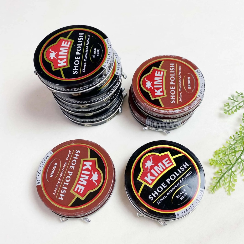 Xi đánh giày KIME cao cấp chính hãng dạng sáp đủ màu nâu đen,xi sáp thơm bảo vệ da giày da,xi bảo vệ da giày bền đẹp hơn