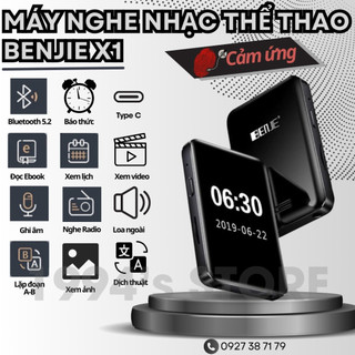 FREESHIP Máy Nghe Nhạc Thể Thao Benjie X1 Bản 2024 Bluetooh 5.2 - Loa Ngoài Lớn - Tặng Cáp Sạc, Ốp Lưng, Dán Màn Hình