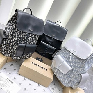 Hot- Hàng Đẹp Có Sẵn - Balo sz to vừa sách vở,Balo đi học nam nữ vải canvas dệt vân chữ túi hộp nắp da trơn cao cấp