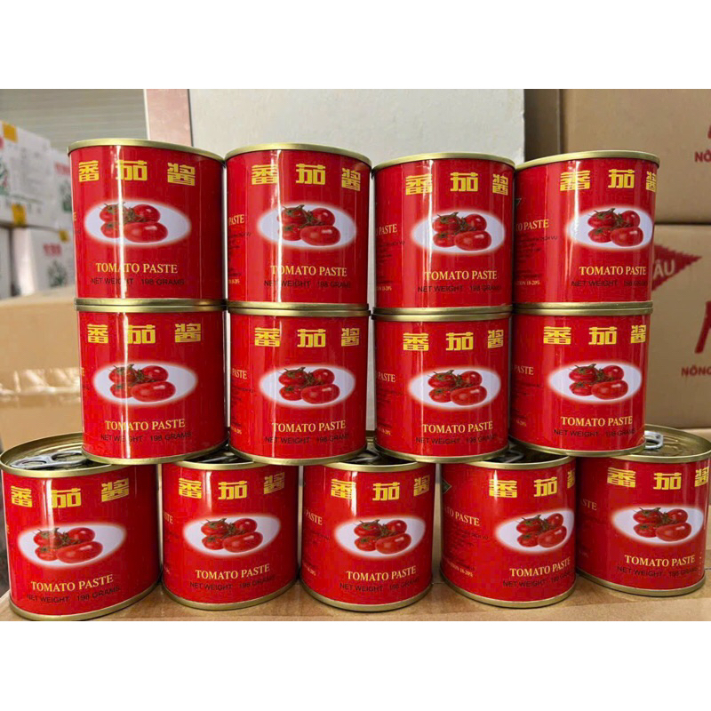 Sốt cà chua Tomato Paste Hộp 198g ( 10 lon)