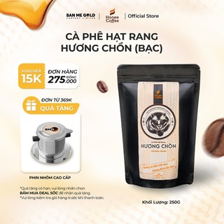  Cà Phê Hương Chồn (Bạc) Hạt Rang Mộc (250g) Cafe Chồn Nguyên Chất Chính Hãng Ban Me Gold - Honee Coffee