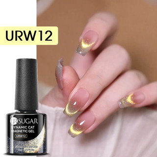 UR SUGAR Gel Sơn Móng Tay Sơn Mắt Mèo Sơn Móng Tay Kim Cương Đánh Bóng Từ Tính Nail