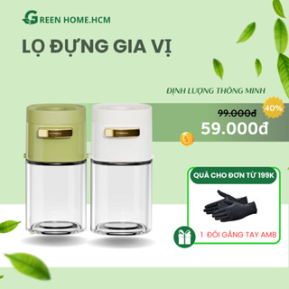 Lọ Đựng Gia Vị Thông Minh Định Lượng Rải Đều Chống Vón Cục Chống Ẩm