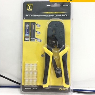 Kềm bấm mạng RJ YES KIT (YK-N568R). Kềm cắt cáp mạng RJ 45 + RJ 11/12