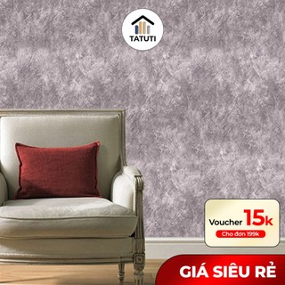 Giấy dán tường, phòng ngủ Xi Măng phong cách, có keo sẵn, decal chống thấm nước 10M x 45cm