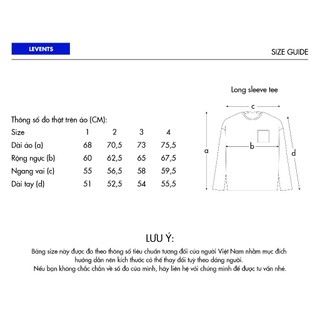 Áo Thun Levents Sticker Long Sleeve Tee 100% Cotton Unisex Oversized