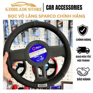Bọc vô lăng sparco nhập khẩu italia -chính hãng- bọc vô lăng ô tô da cao cấp full mẫu dcut, tròn và màu sắc kimblade