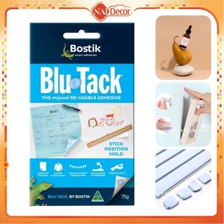 Đất sét xanh cố định sản phẩm, đất sét dính blutack 75g, đất sét dẻo blue tack cần chụp làm mô hình, vệ sinh đồ điện tử