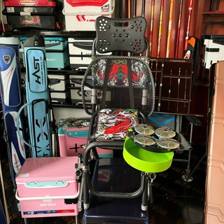 Ghế Câu Đài ghế câu cá địa hình full phụ kiện-Họa tiết Cá chép tuyệt đẹp PKT-24