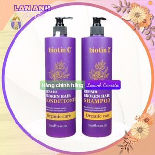 Bộ Dầu Gội Xả Biotin C+ Broken hair Chống gẫy rụng giúp tóc mềm mượt chắc khoẻ 750ml