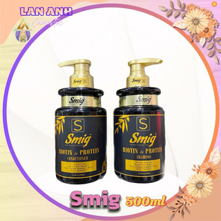 Cặp dầu gội Smig Chống n,ấm ngứa Chống gàu mảng, rụng tóc Dùng cho tóc bết nhờn Phục hồi tóc Hương nước hoa lưu 72H