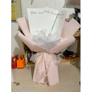 Cốt cắm hoa len - 25 bông hoa lưu ly