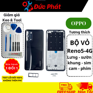 Bộ vỏ oppo reno 5-4g