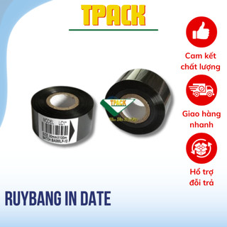 COMBO 20 CUỘN MỰC IN DATE SIZE 30mm*122m-CUỘN MỰC IN HẠN SỬ DỤNG - RUY BĂNG IN DATE
